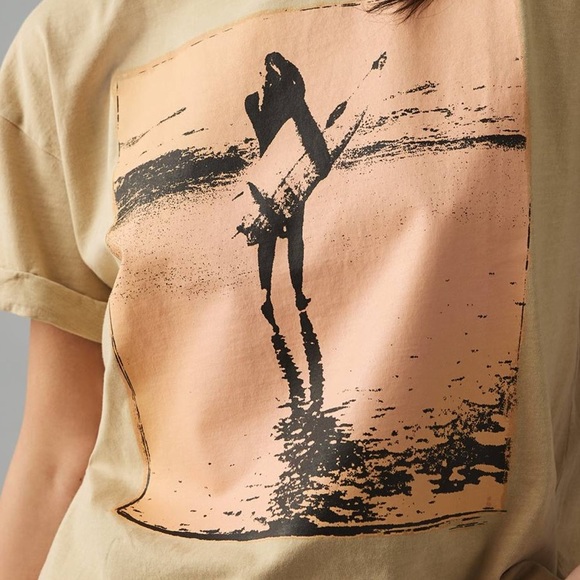 NWT anthropology surfer tshirt - Picture 2 of 4